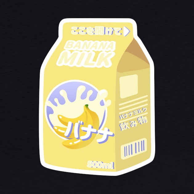 Banana Milk - Korean Drink by NOSSIKKO